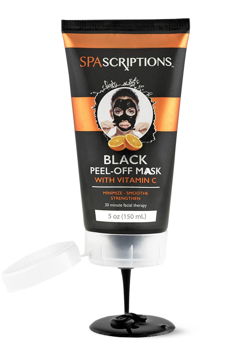 spascriptions Black Peel-Off Mask with Vitamin C - Image 2